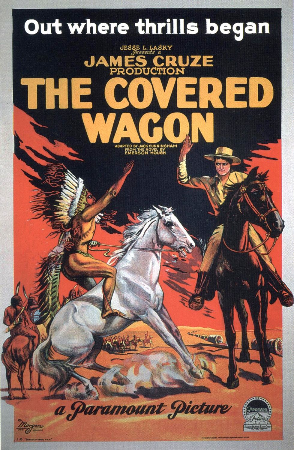 Extra Large Movie Poster Image for The Covered Wagon (#3 of 5)