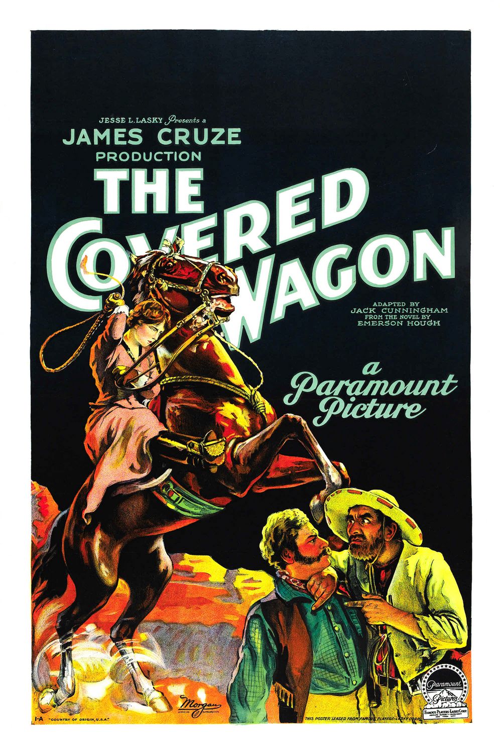 Extra Large Movie Poster Image for The Covered Wagon (#4 of 5)