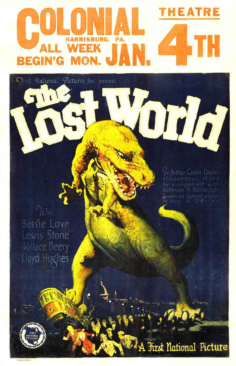 Extra Large Movie Poster Image for The Lost World 