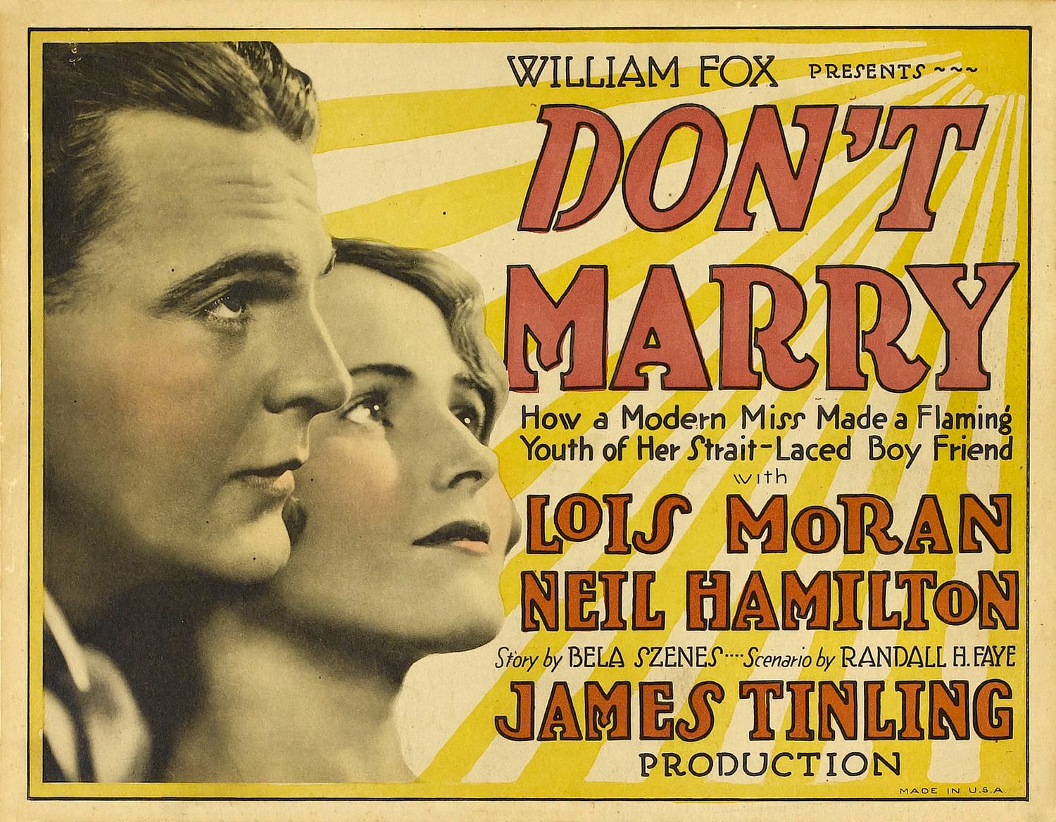 Extra Large Movie Poster Image for Don't Marry 