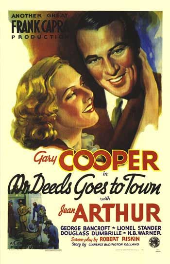 Mr. Deeds Goes to Town Movie Poster