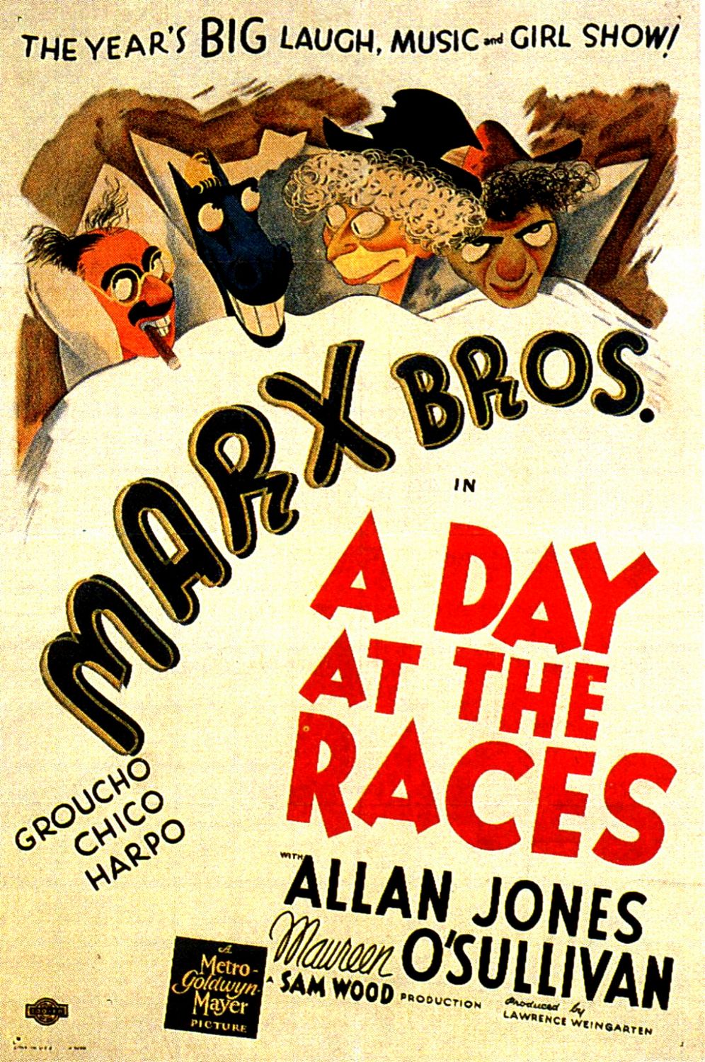 Extra Large Movie Poster Image for A Day at the Races (#2 of 3)