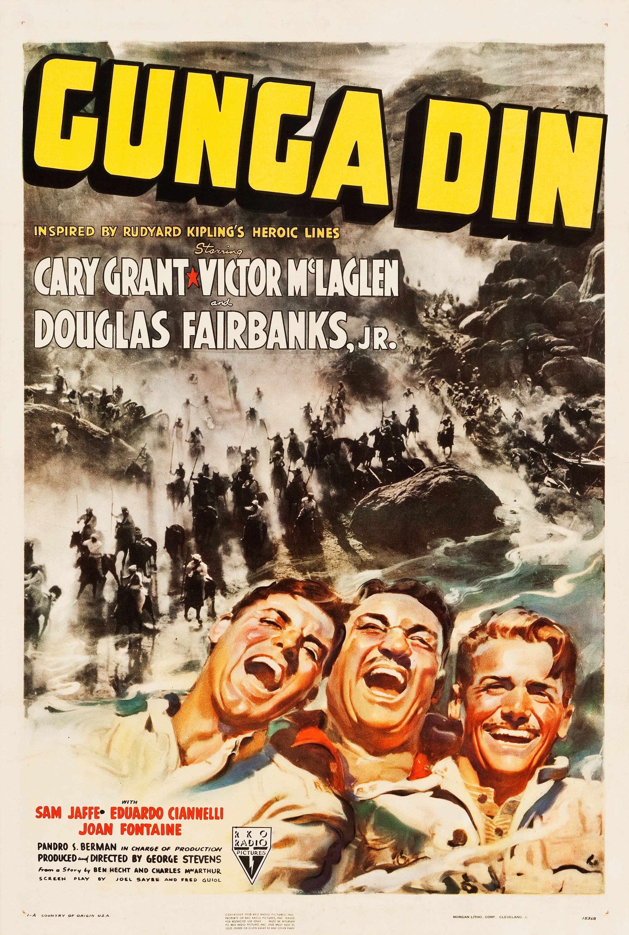 Mega Sized Movie Poster Image for Gunga Din (#2 of 2)
