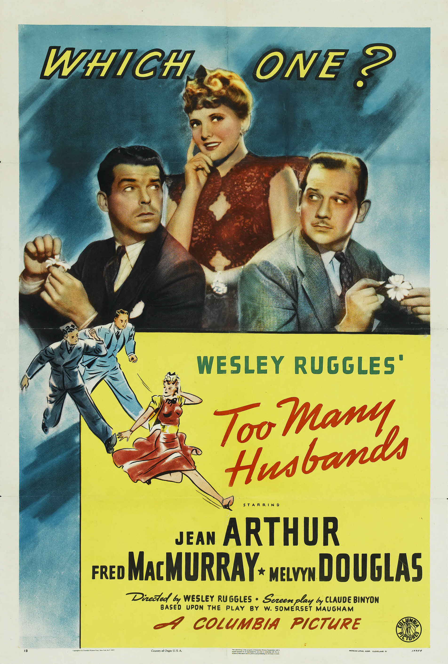 Mega Sized Movie Poster Image for Too Many Husbands (#2 of 2)