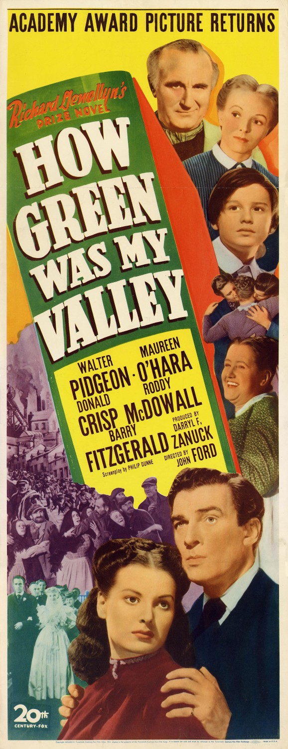 Extra Large Movie Poster Image for How Green Was My Valley (#2 of 2)