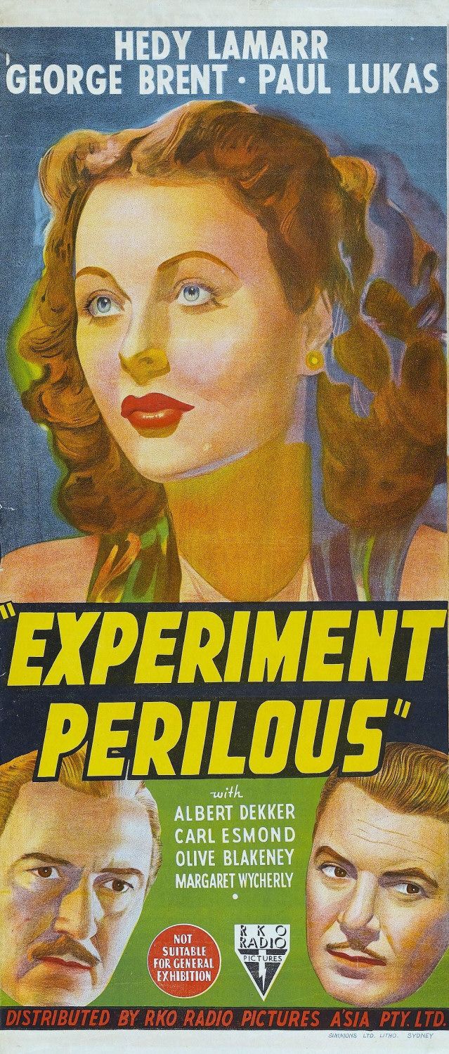 Extra Large Movie Poster Image for Experiment Perilous 
