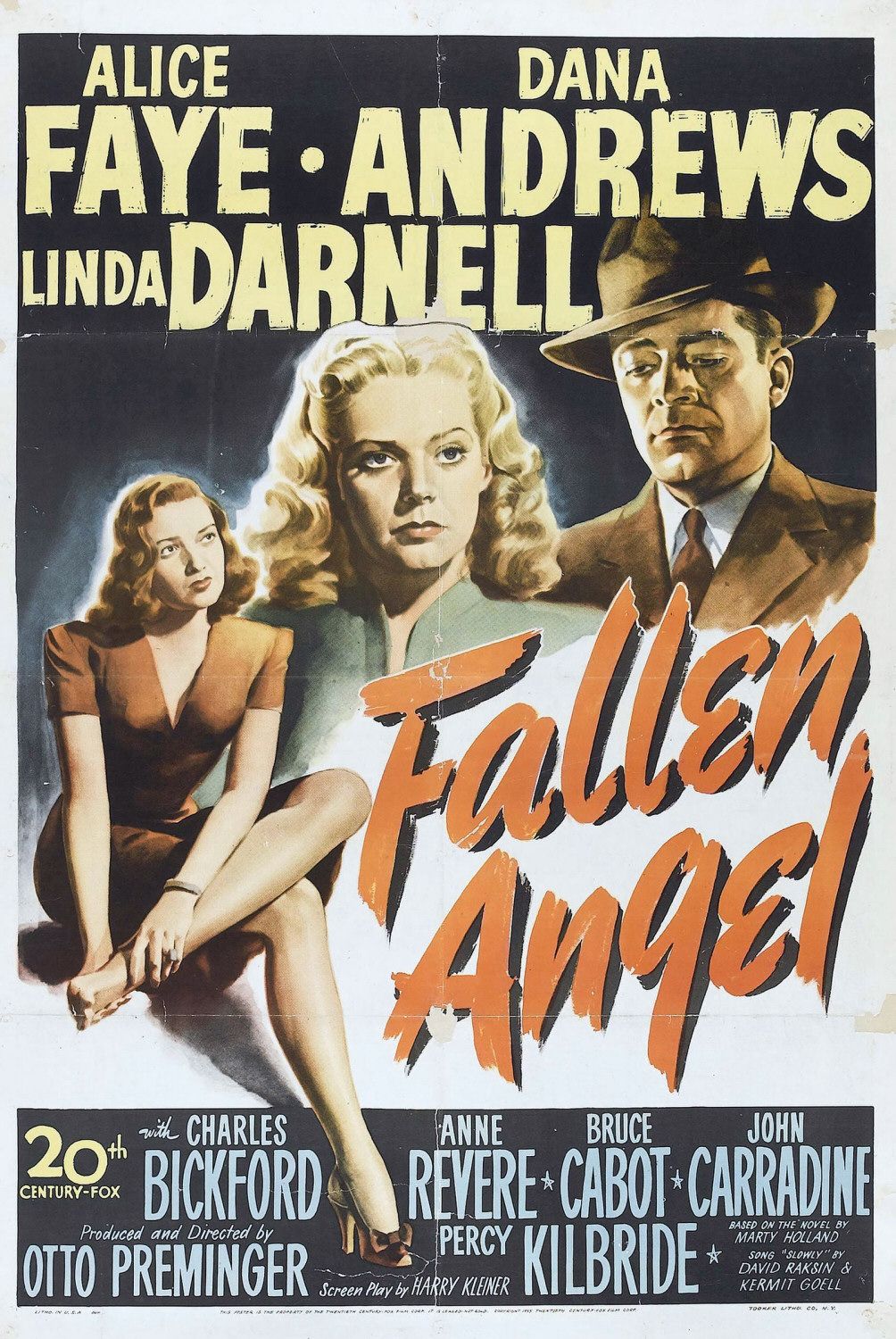 Extra Large Movie Poster Image for Fallen Angel (#1 of 2)