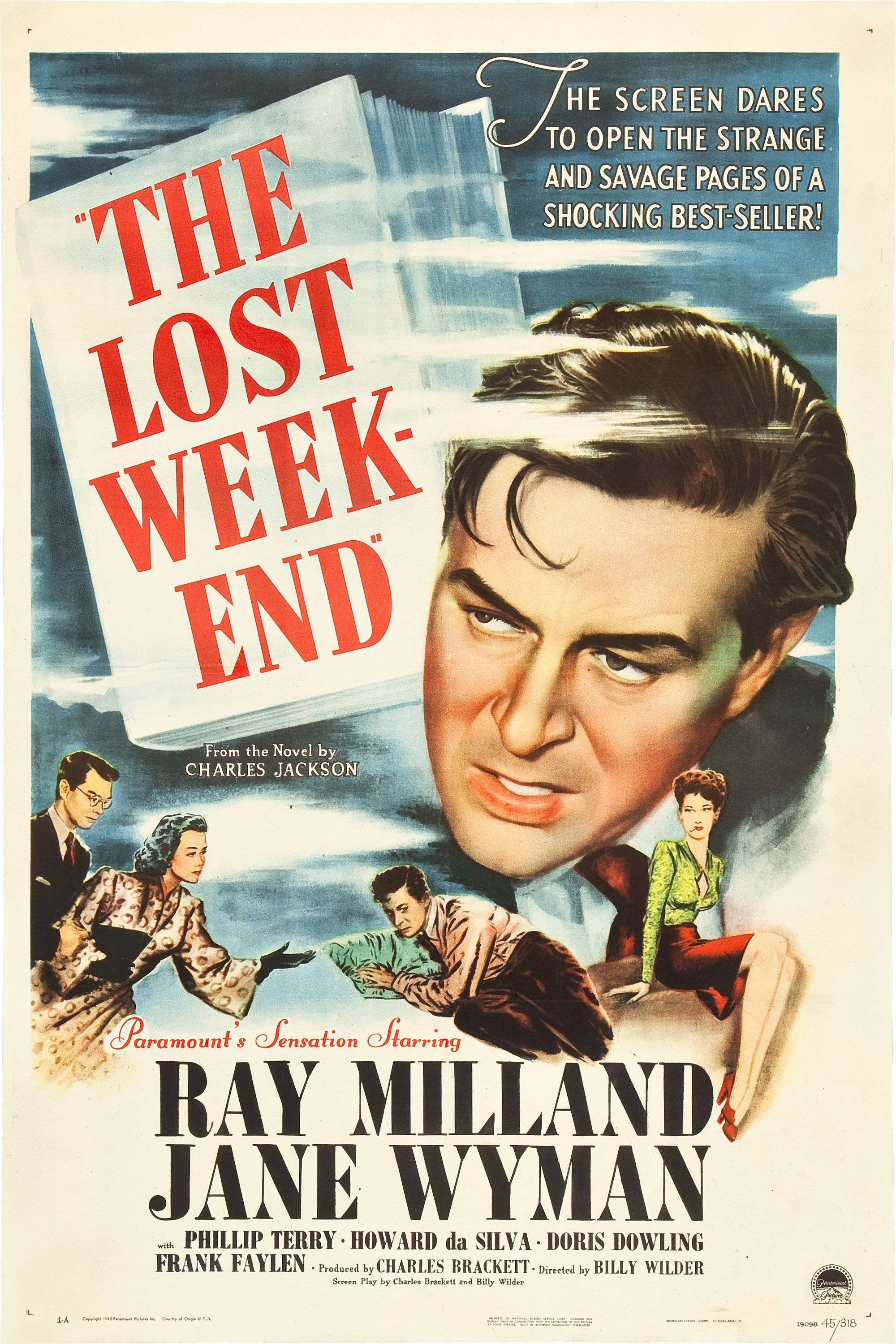 Mega Sized Movie Poster Image for The Lost Weekend (#1 of 3)