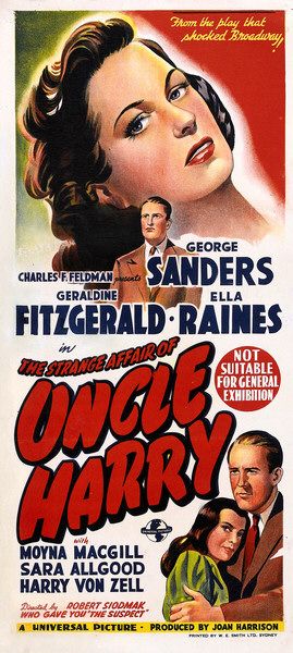 The Strange Affair of Uncle Harry Movie Poster