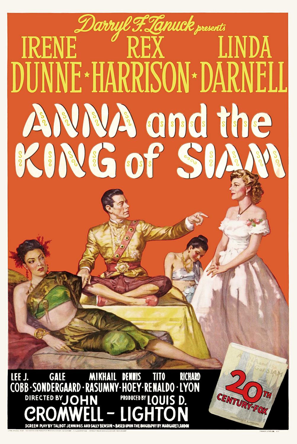 Extra Large Movie Poster Image for Anna and the King of Siam (#1 of 2)