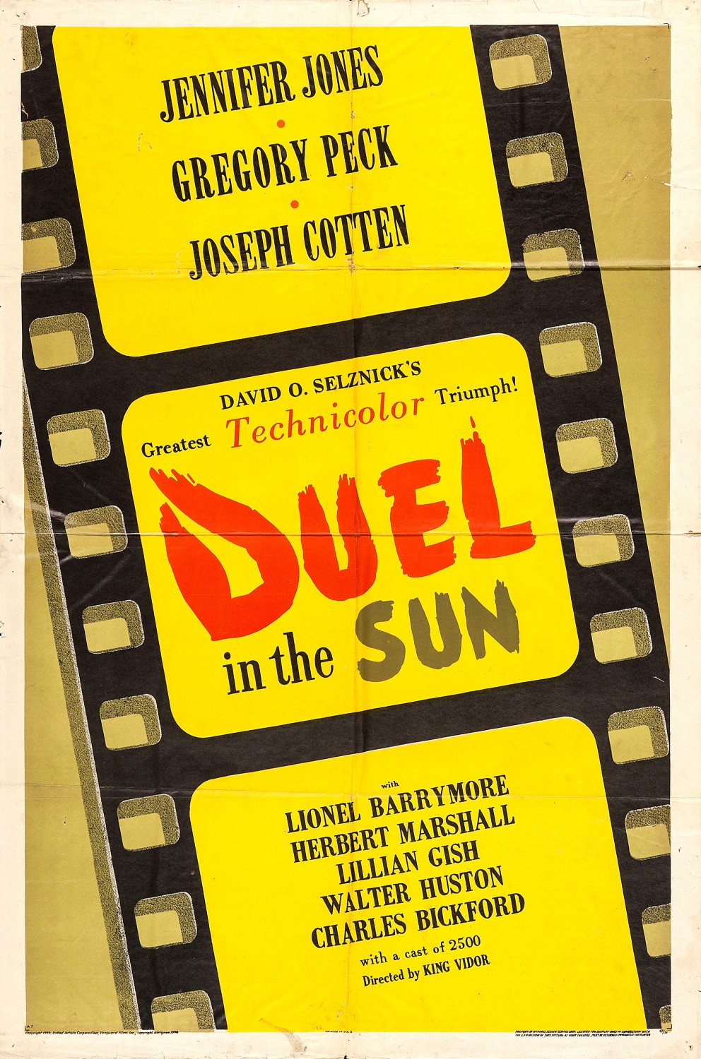 Extra Large Movie Poster Image for Duel in the Sun (#1 of 13)