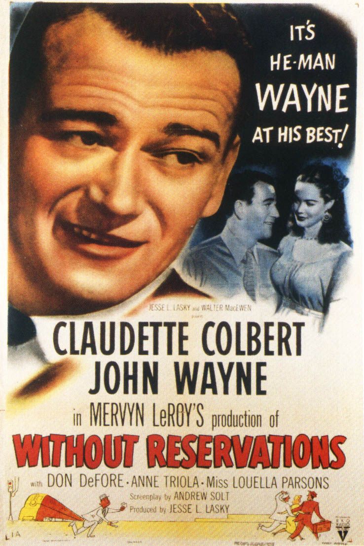 Extra Large Movie Poster Image for Without Reservations (#2 of 2)
