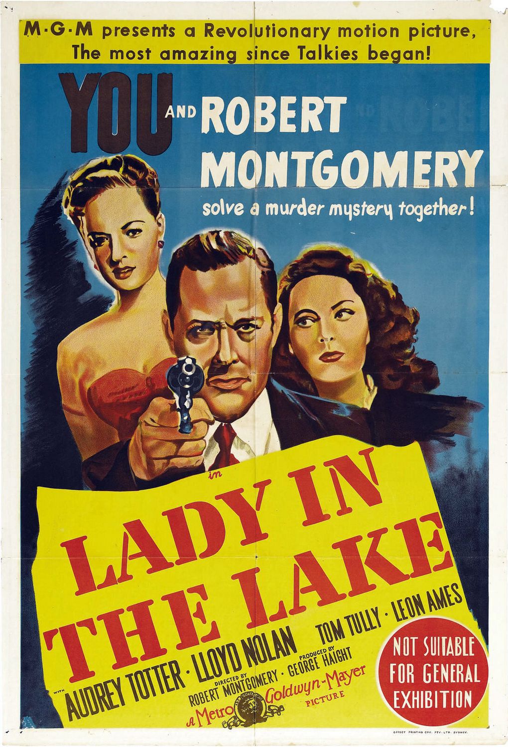 Extra Large Movie Poster Image for Lady in the Lake (#1 of 2)