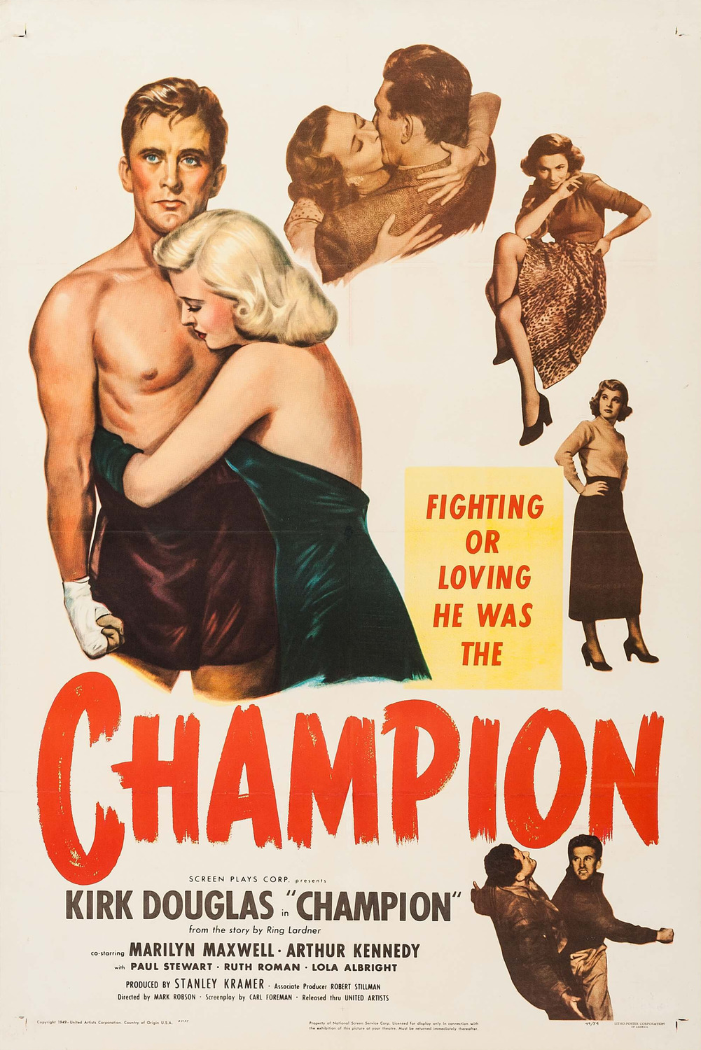 Extra Large Movie Poster Image for Champion (#3 of 3)