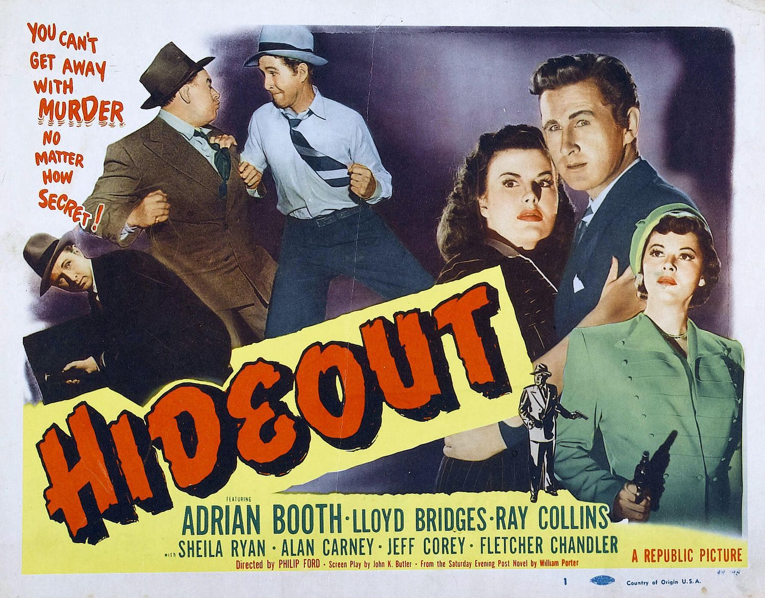 Extra Large Movie Poster Image for Hideout 