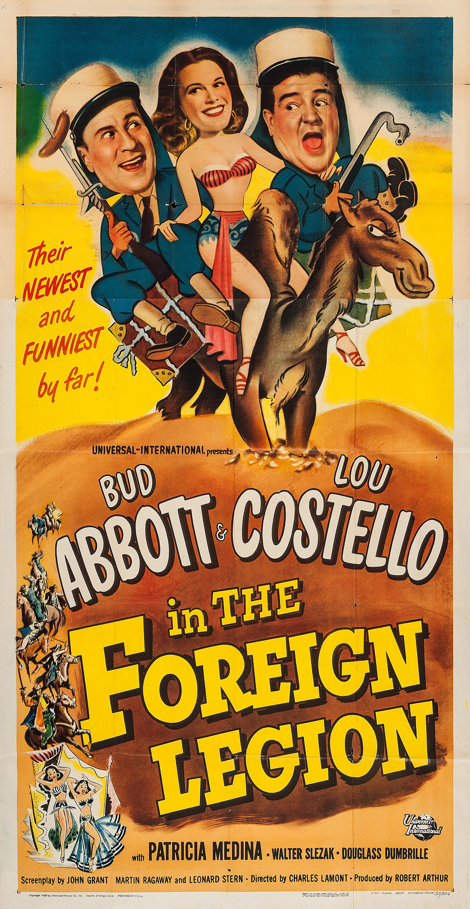 Mega Sized Movie Poster Image for Abbott and Costello in the Foreign Legion (#2 of 2)