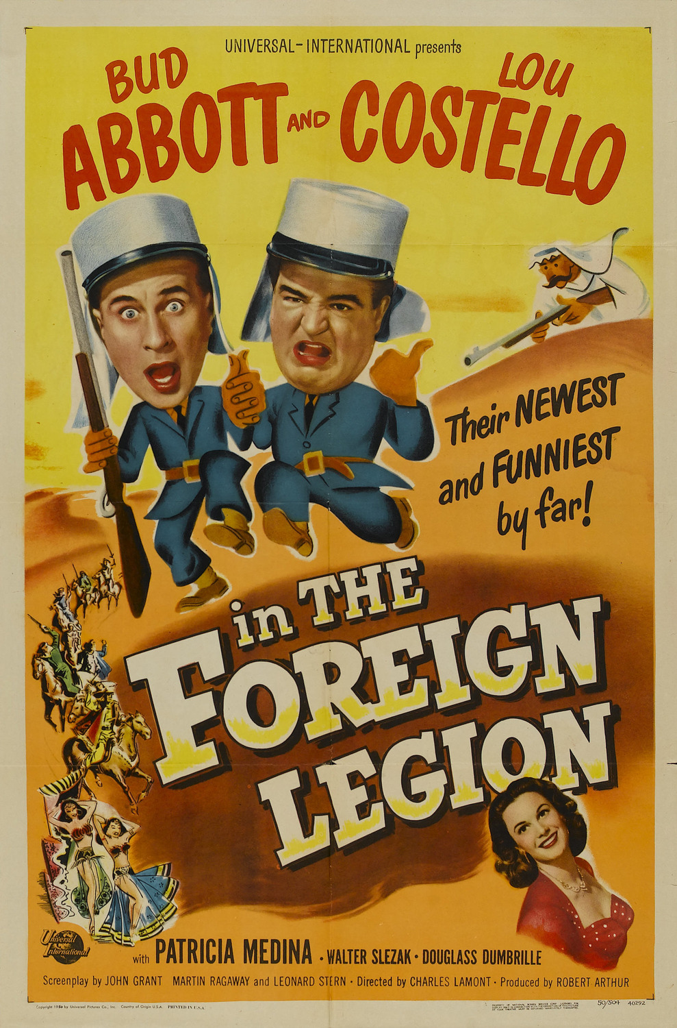 Extra Large Movie Poster Image for Abbott and Costello in the Foreign Legion (#1 of 2)