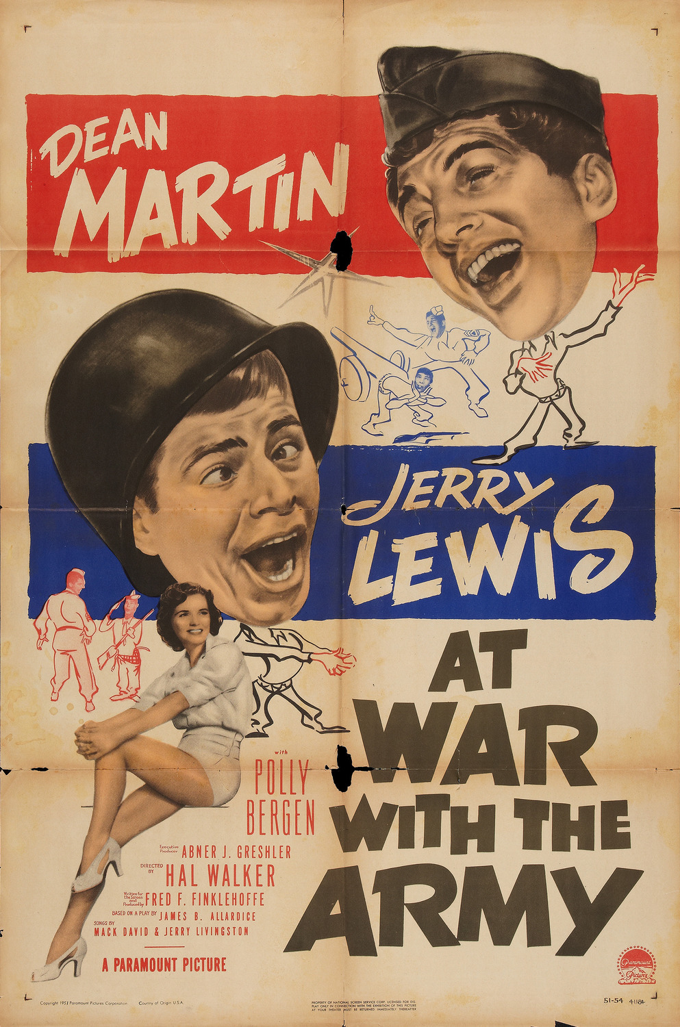 Extra Large Movie Poster Image for At War with the Army (#2 of 4)