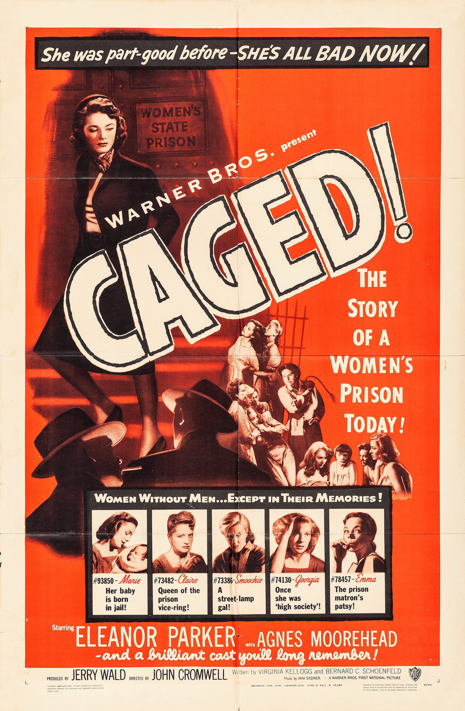 Mega Sized Movie Poster Image for Caged 