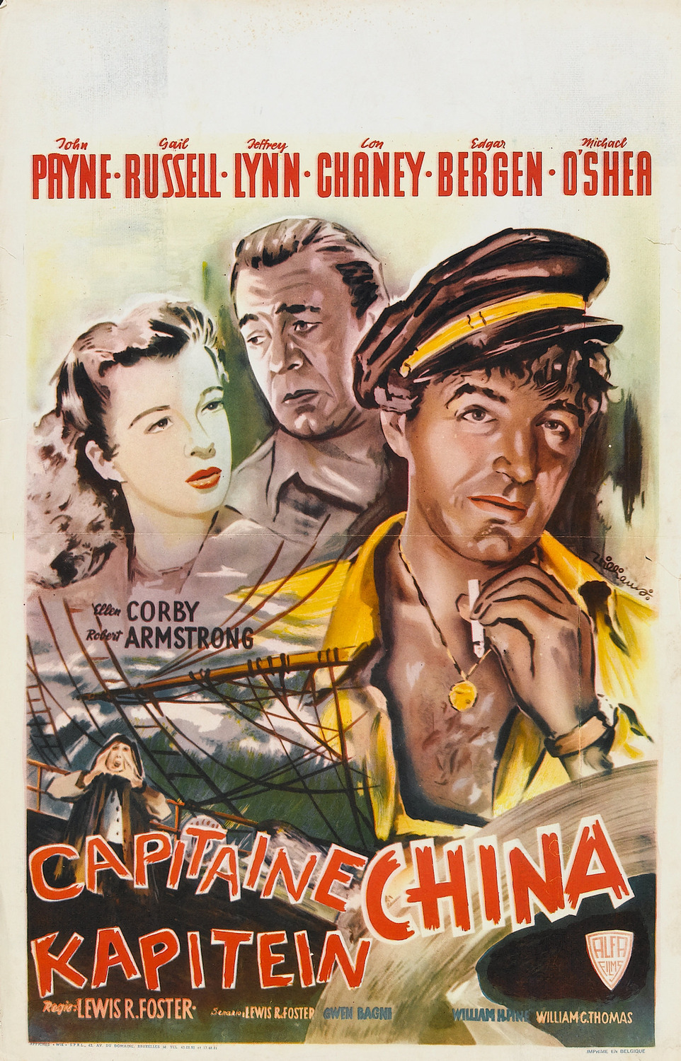 Extra Large Movie Poster Image for Captain China (#2 of 5)