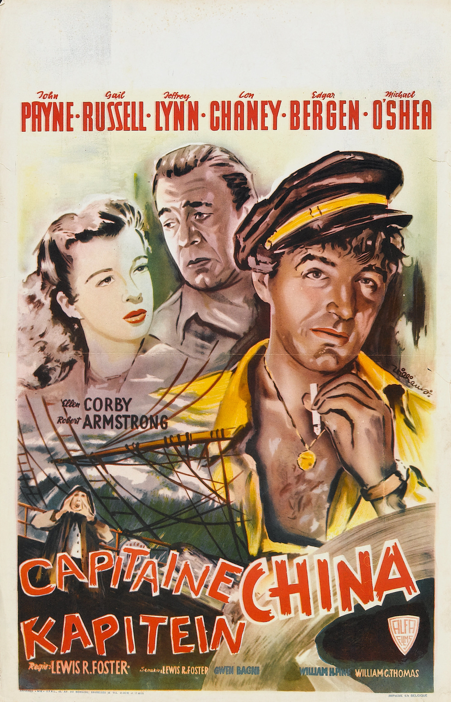 Mega Sized Movie Poster Image for Captain China (#2 of 5)
