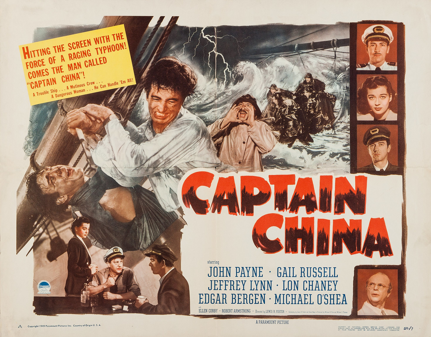 Extra Large Movie Poster Image for Captain China (#4 of 5)
