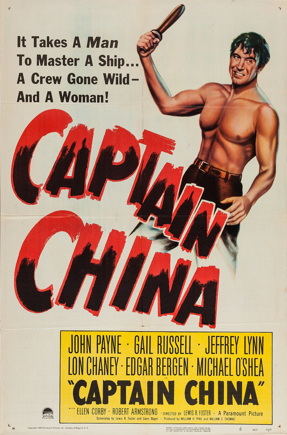 Extra Large Movie Poster Image for Captain China (#1 of 5)