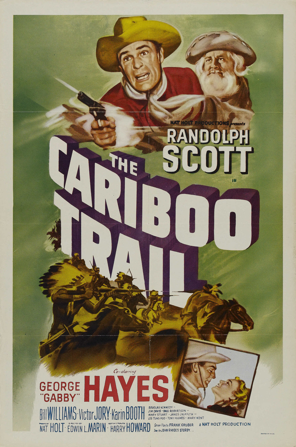 Extra Large Movie Poster Image for The Cariboo Trail (#2 of 3)