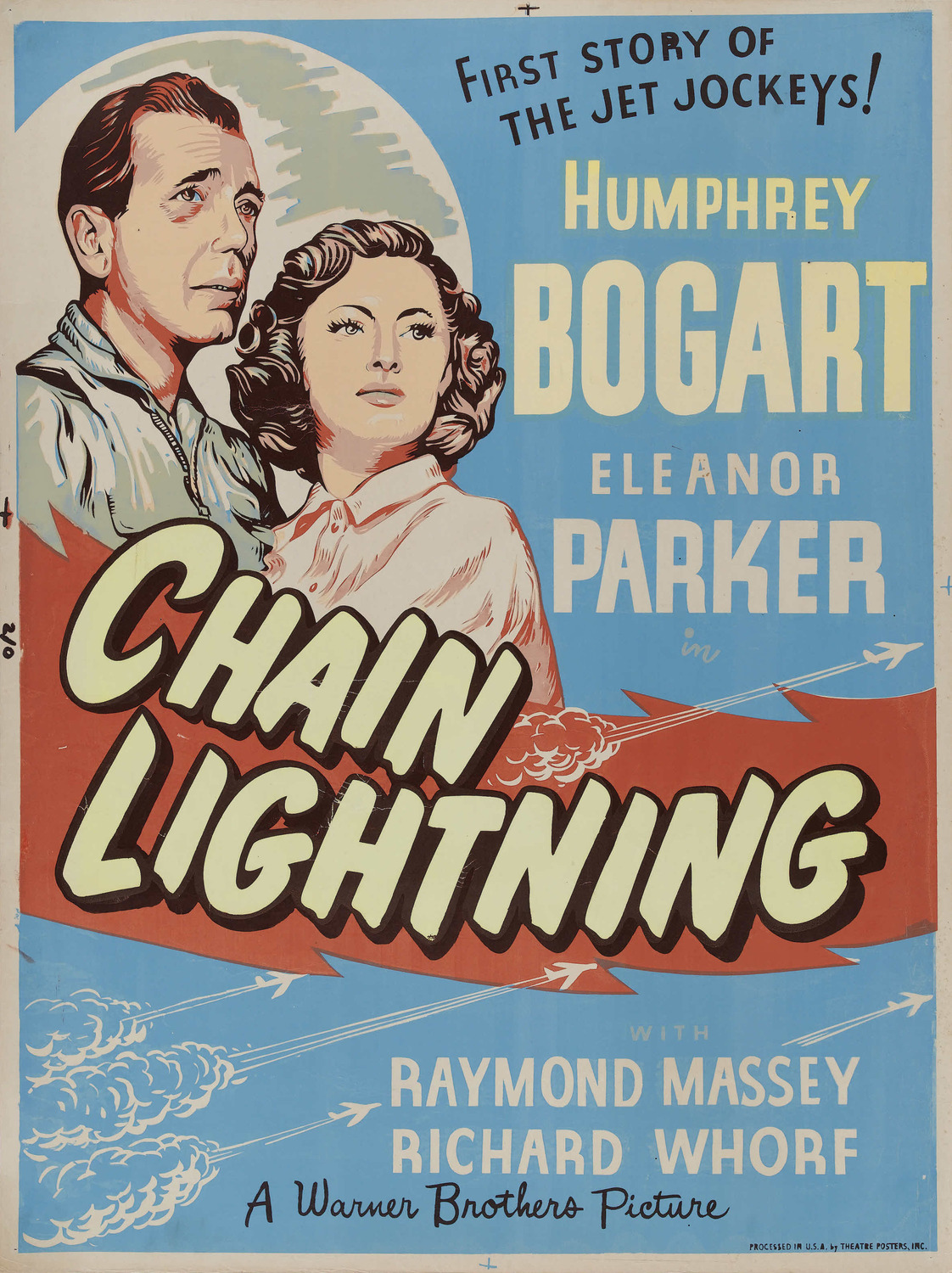 Extra Large Movie Poster Image for Chain Lightning (#3 of 6)