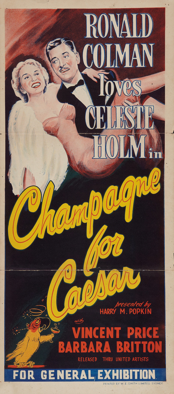 Extra Large Movie Poster Image for Champagne for Caesar (#2 of 2)