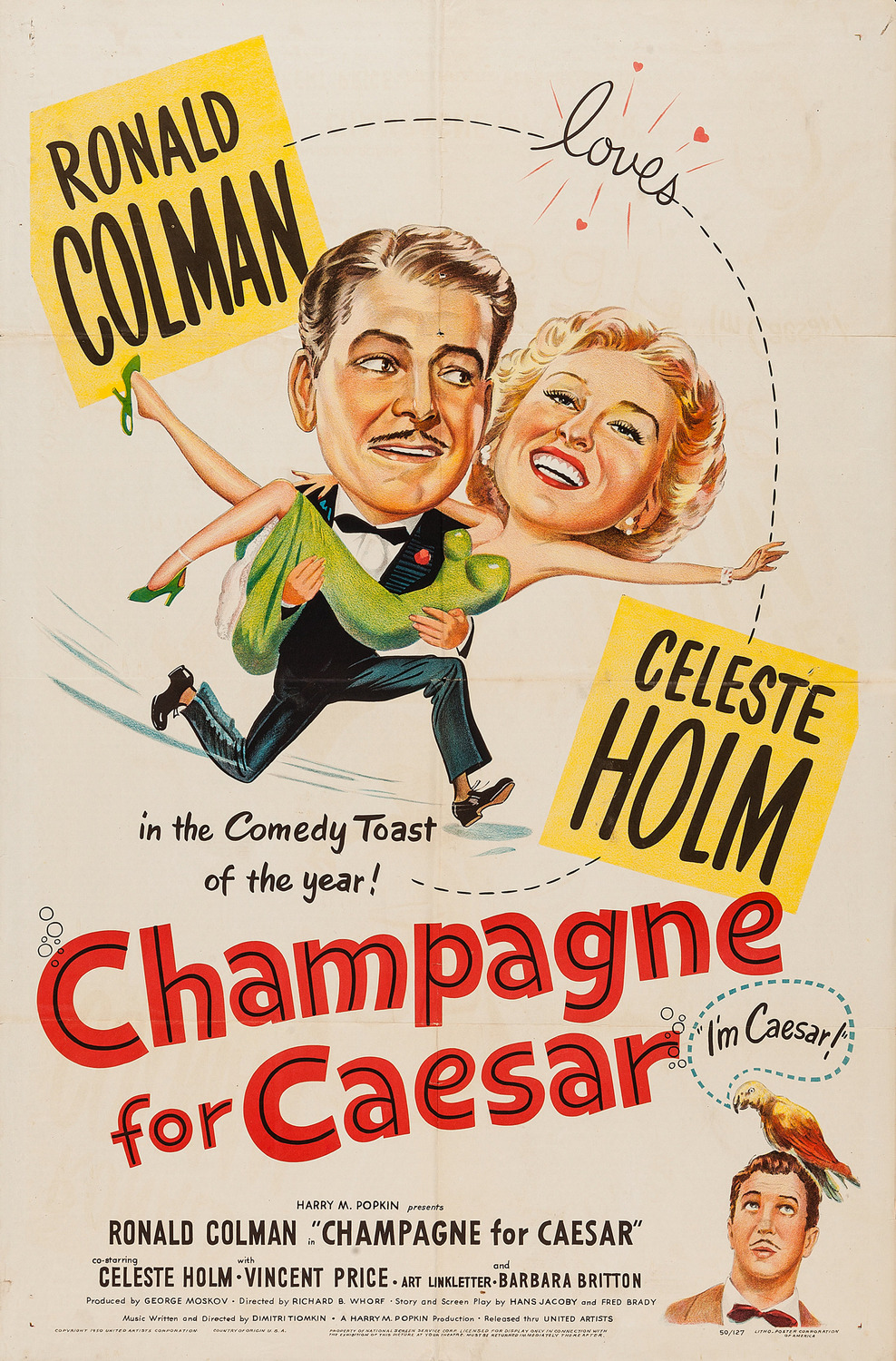 Extra Large Movie Poster Image for Champagne for Caesar (#1 of 2)