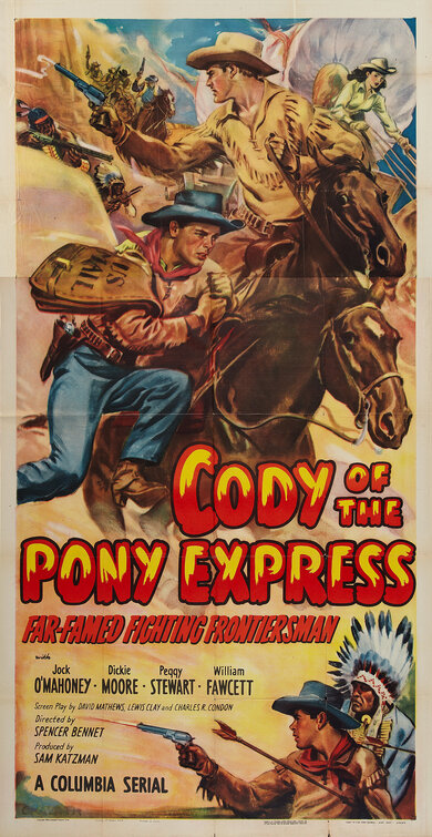 Cody of the Pony Express Movie Poster