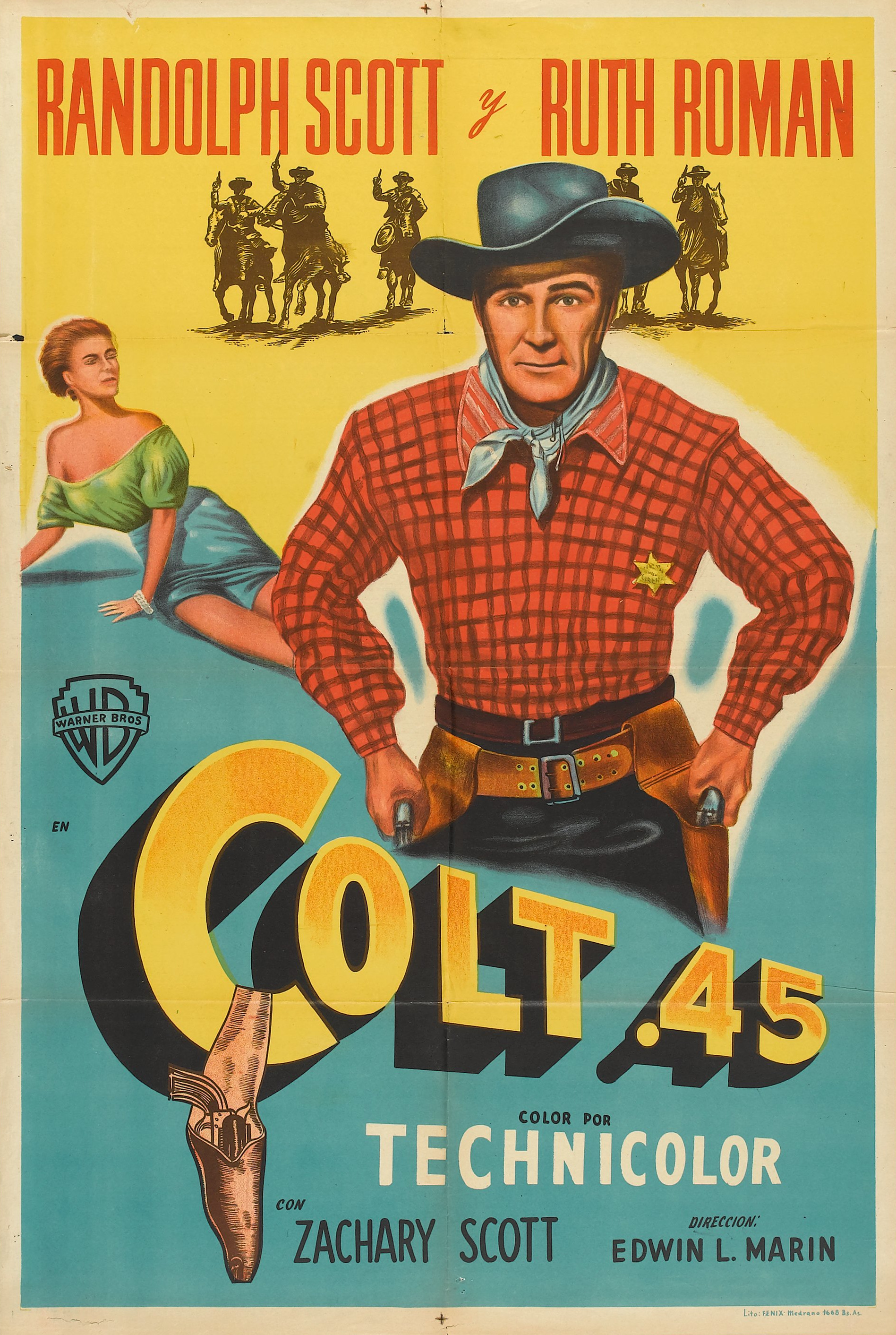 Mega Sized Movie Poster Image for Colt .45 (#2 of 2)