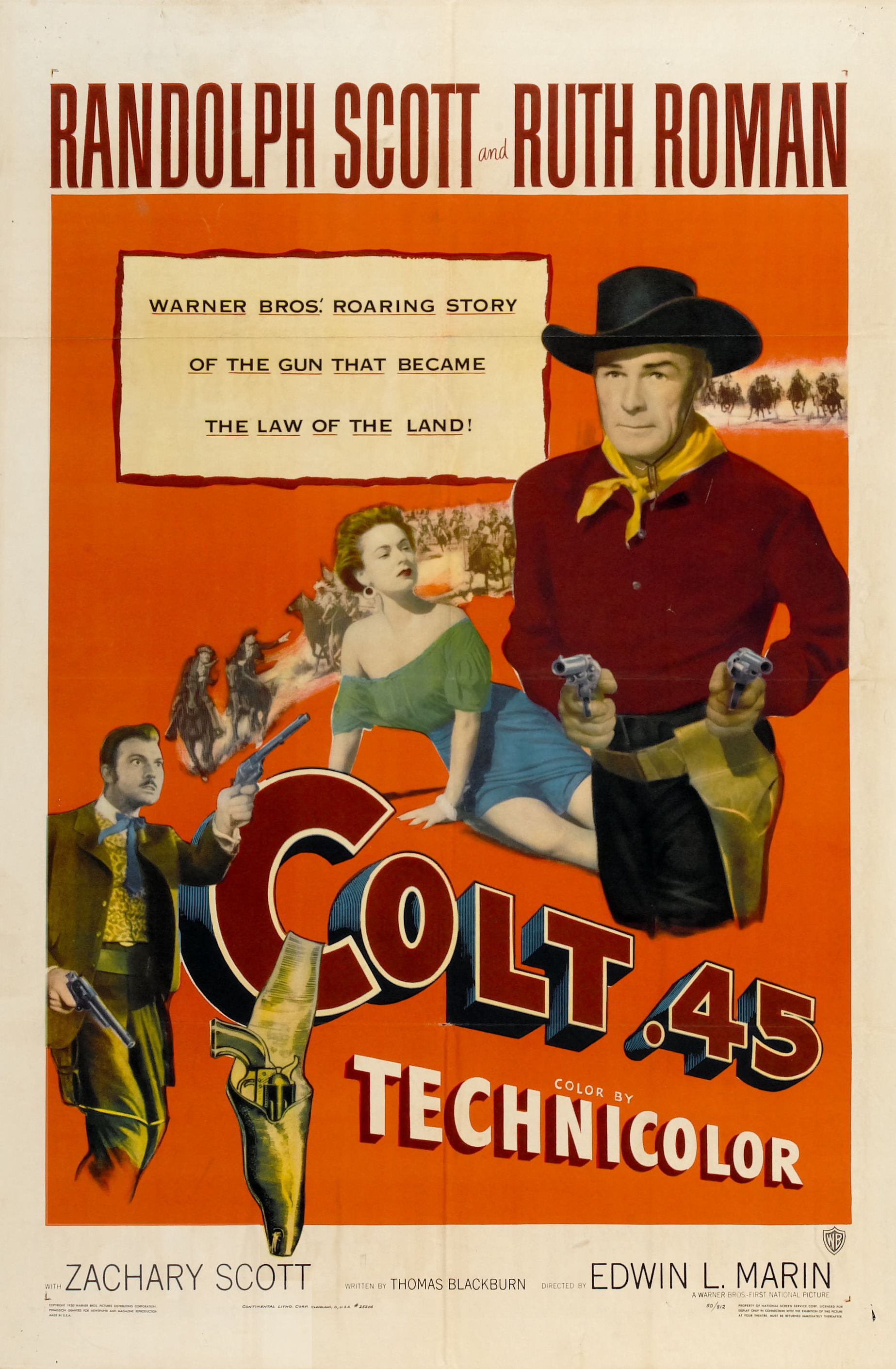Mega Sized Movie Poster Image for Colt .45 (#1 of 2)
