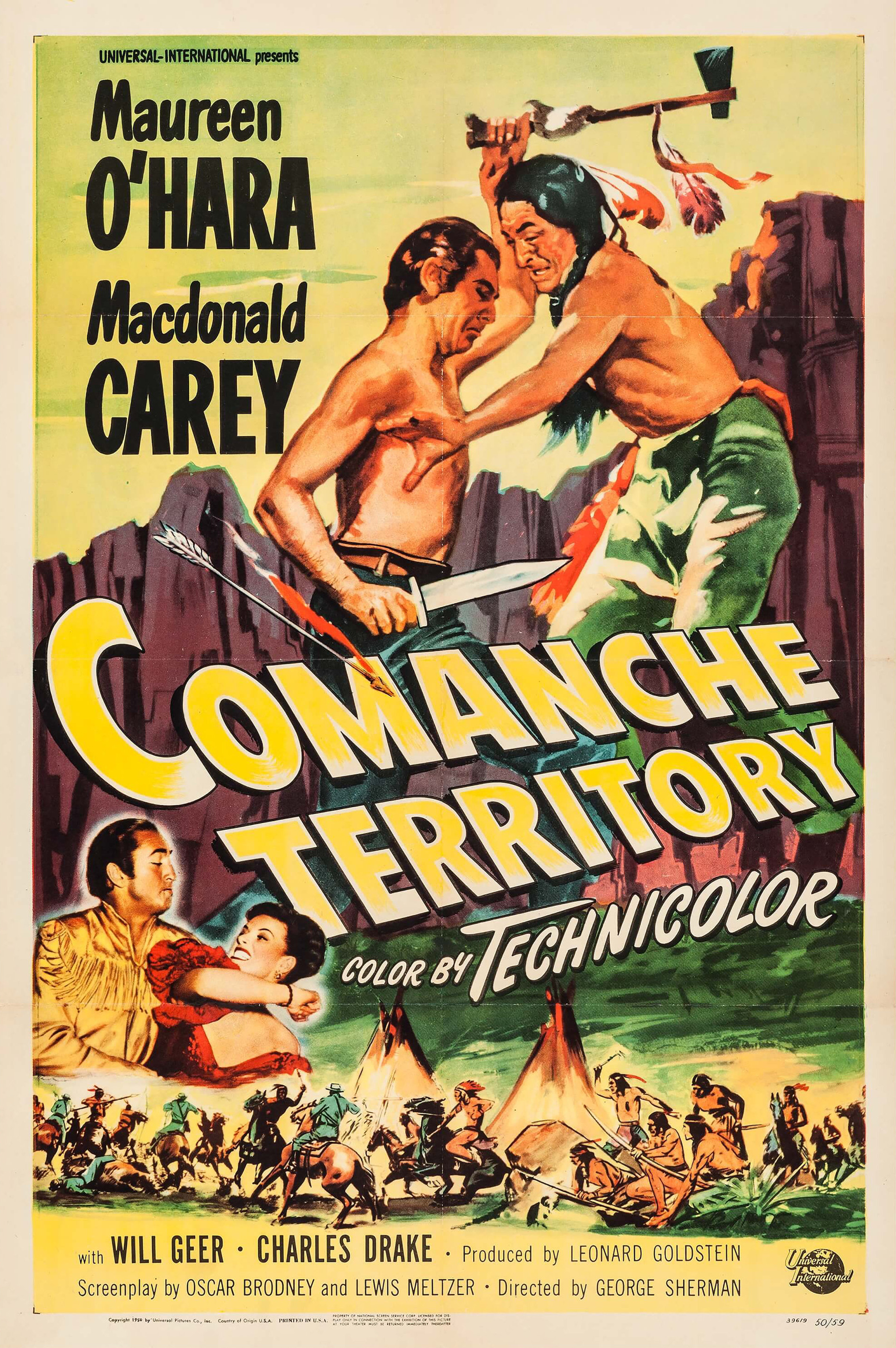 Mega Sized Movie Poster Image for Comanche Territory 