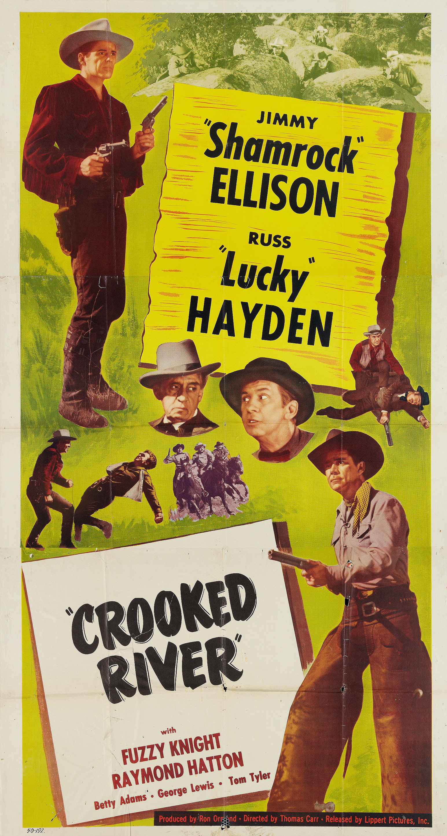 Mega Sized Movie Poster Image for Crooked River 