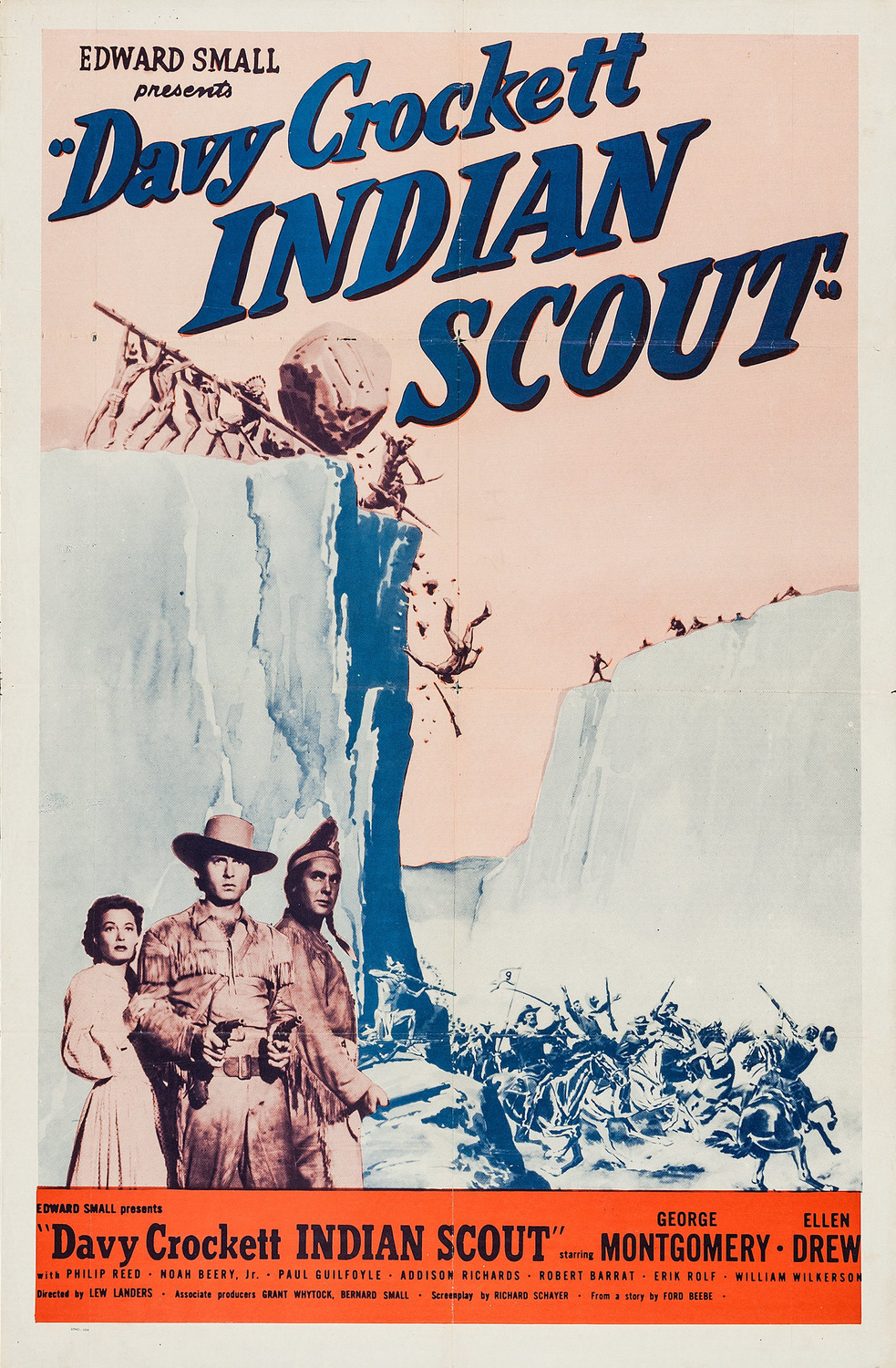 Extra Large Movie Poster Image for Davy Crockett, Indian Scout 