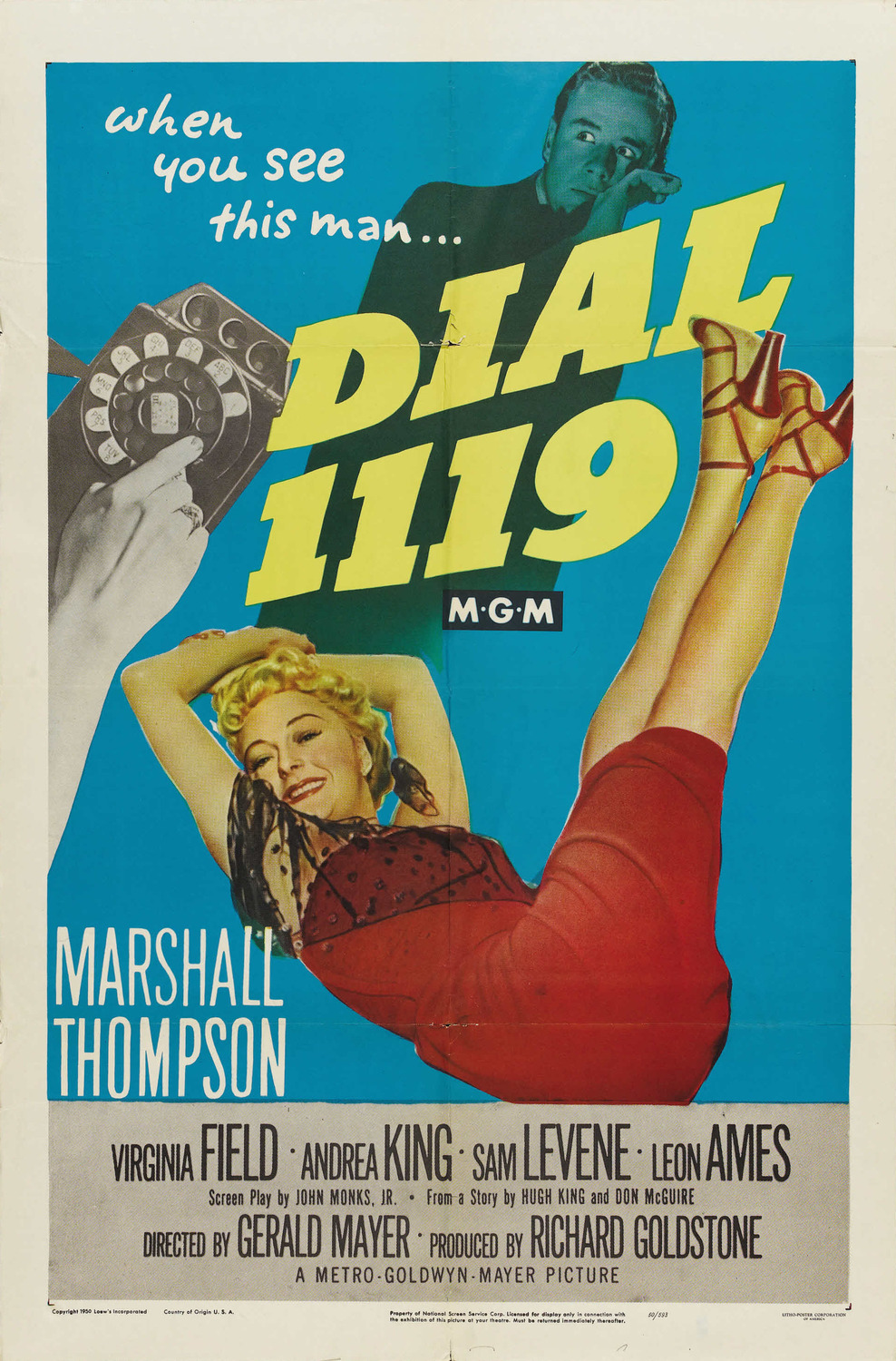Extra Large Movie Poster Image for Dial 1119 