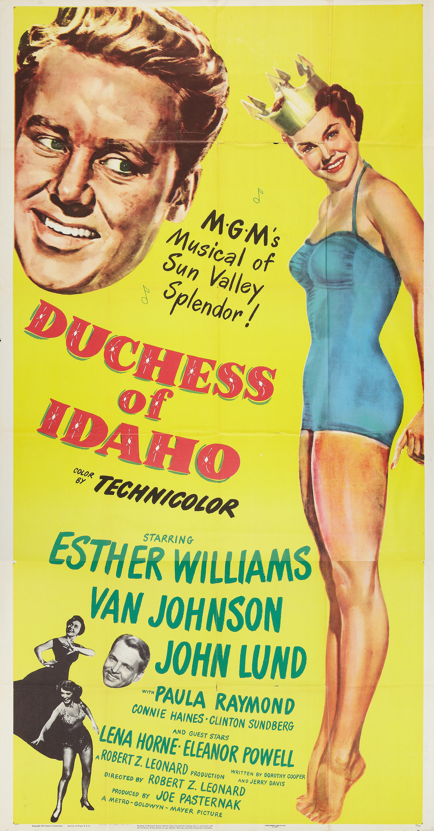 Mega Sized Movie Poster Image for Duchess of Idaho (#2 of 2)