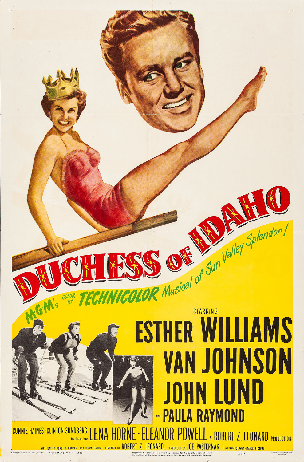 Extra Large Movie Poster Image for Duchess of Idaho (#1 of 2)