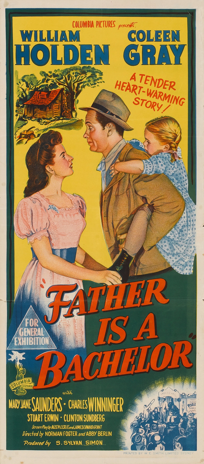 Extra Large Movie Poster Image for Father Is a Bachelor (#3 of 3)