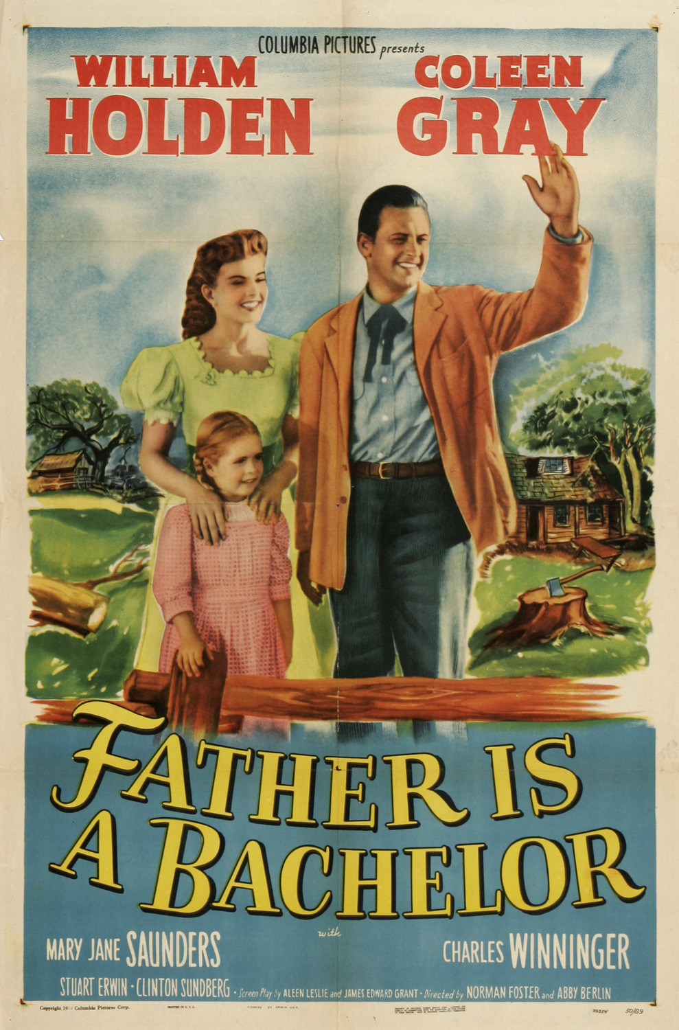 Extra Large Movie Poster Image for Father Is a Bachelor (#1 of 3)