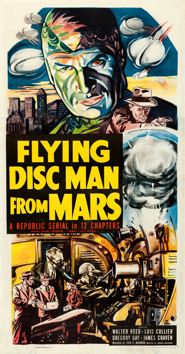 Extra Large Movie Poster Image for Flying Disc Man from Mars (#2 of 3)