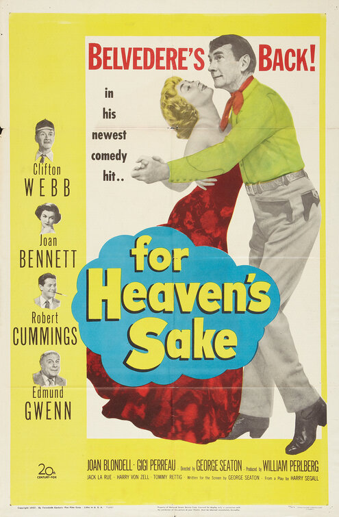 For Heaven's Sake Movie Poster