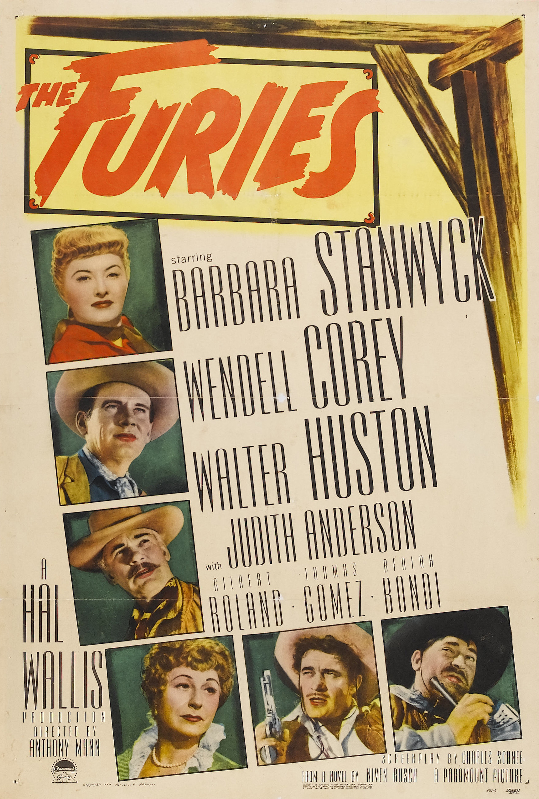 Mega Sized Movie Poster Image for The Furies 
