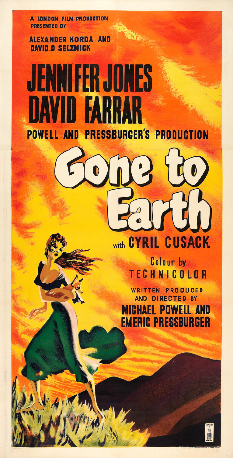 Extra Large Movie Poster Image for Gone to Earth 