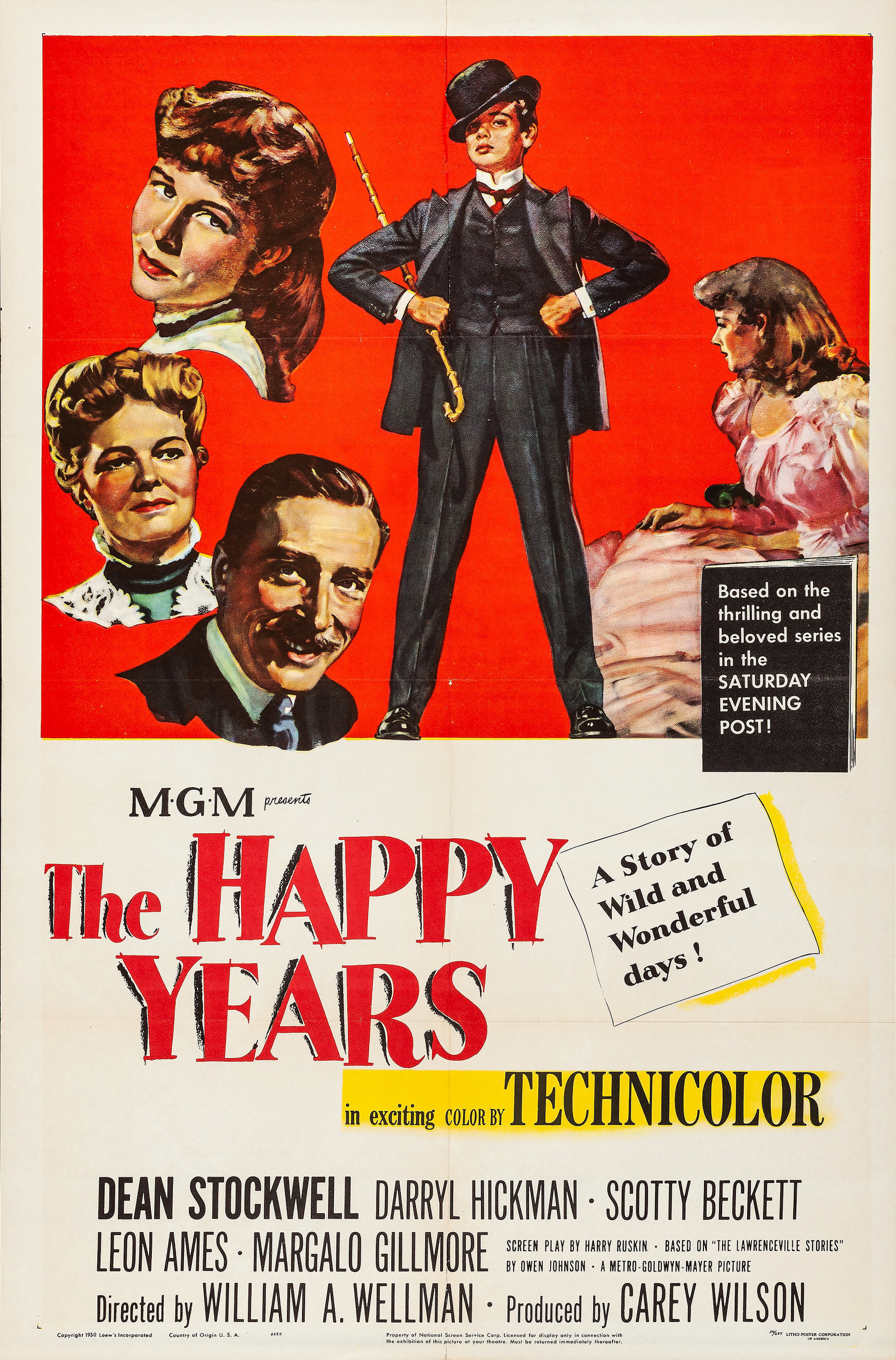 Mega Sized Movie Poster Image for The Happy Years (#1 of 2)