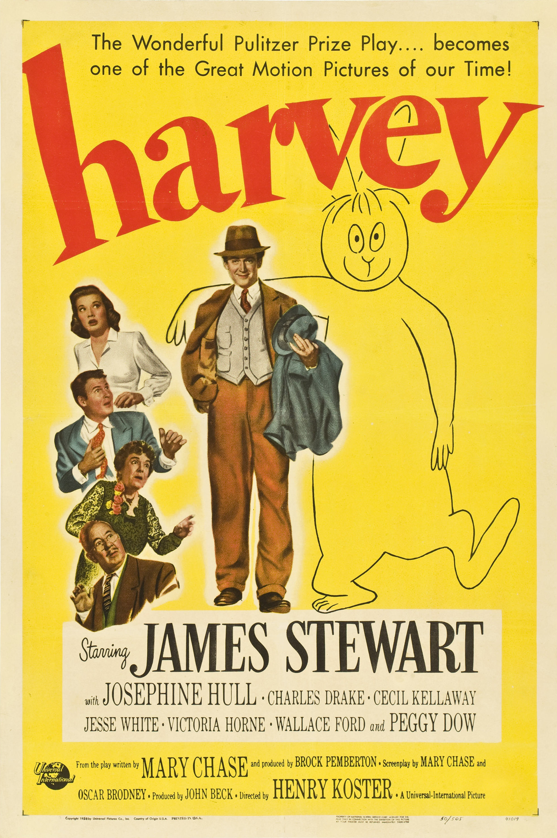 Mega Sized Movie Poster Image for Harvey 