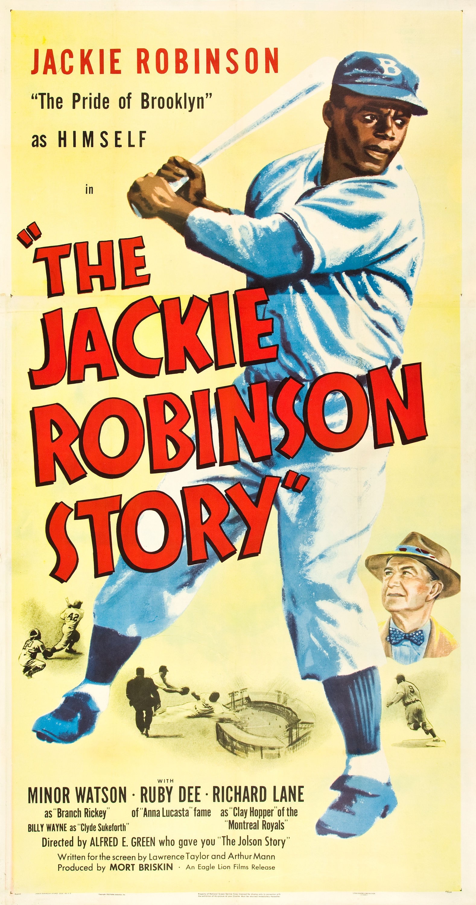 Mega Sized Movie Poster Image for The Jackie Robinson Story (#2 of 2)