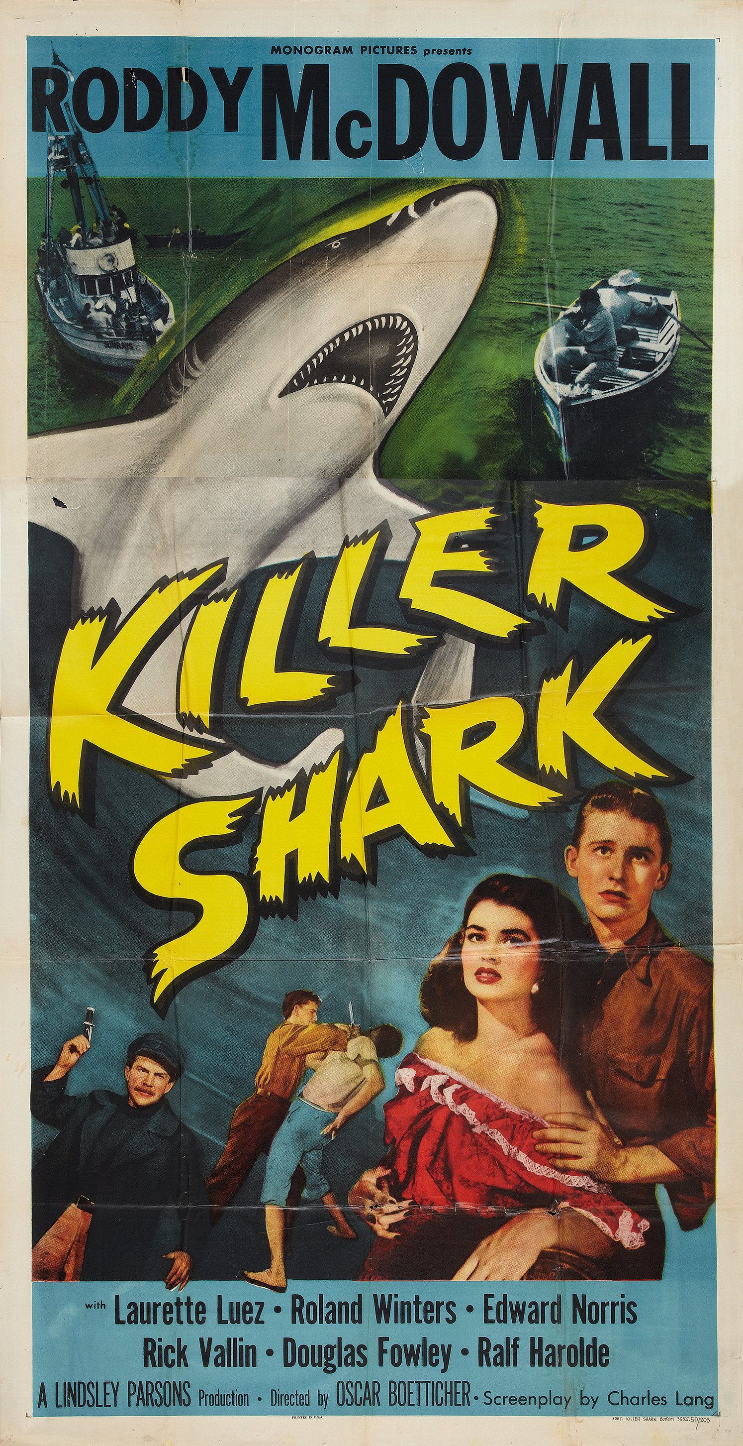 Mega Sized Movie Poster Image for Killer Shark 